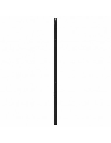 Testiera Rovere Fumo 90 cm in Acciaio e Legno Multistrato