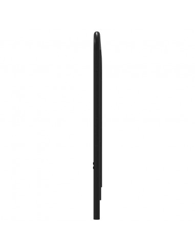 Testiera Rovere Marrone 200 cm in Acciaio e Truciolato