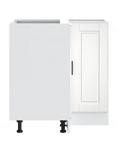 Base ad Angolo Cucina Porto Bianco Lucido in Legno Multistrato 2