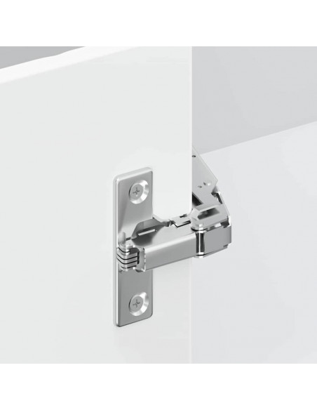 Base ad Angolo Cucina Porto Bianco Lucido in Legno Multistrato