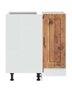 Base ad Angolo Cucina Porto Legno Antico in Legno Multistrato 2