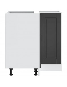 Base ad Angolo Cucina Porto Nero in Legno Multistrato 2