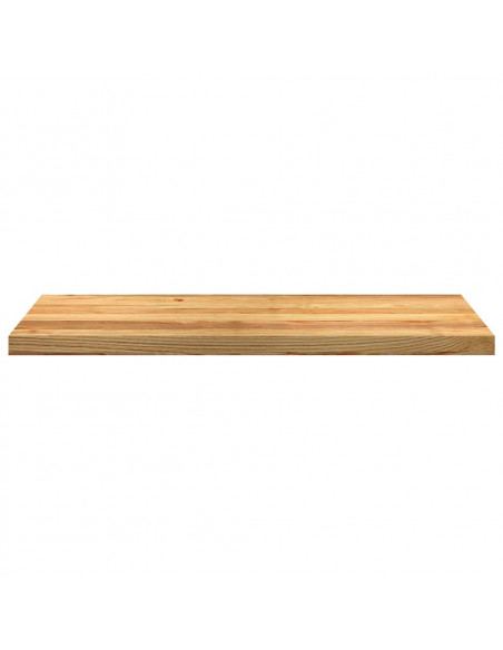 Davanzali 2 pz Marrone Chiaro 100x40x2 cm Legno Massello Rovere