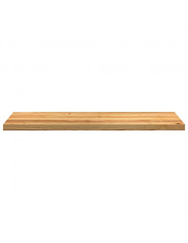 Davanzali 2 pz Marrone Chiaro 120x40x2 cm Legno Massello Rovere