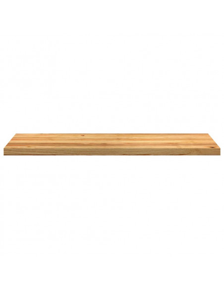 Davanzali 2 pz Marrone Chiaro 120x40x2 cm Legno Massello Rovere