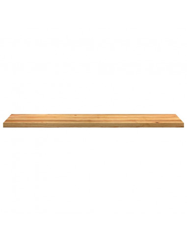 Davanzali 2 pz Marrone Chiaro 160x40x2 cm Legno Massello Rovere