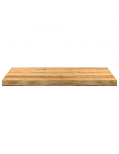 Davanzali 2 pz Marrone Chiaro 80x40x2 cm Legno Massello Rovere