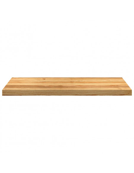 Davanzali 2 pz Marrone Chiaro 90x40x2 cm Legno Massello Rovere