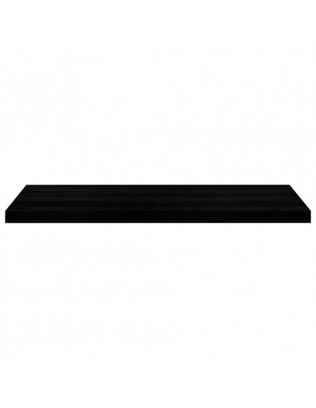 Davanzali 2 pz Marrone Scuro 100x40x2 cm Legno Massello Rovere