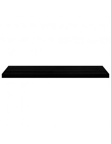 Davanzali 2 pz Marrone Scuro 110x40x2 cm Legno Massello Rovere