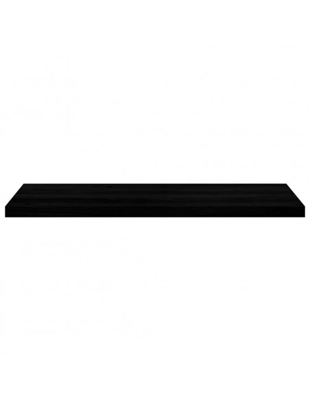 Davanzali 2 pz Marrone Scuro 110x40x2 cm Legno Massello Rovere