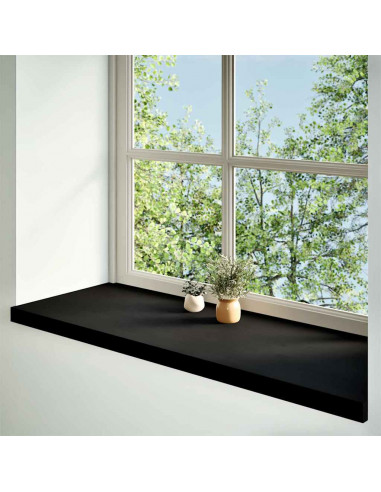 Davanzali 2 pz Marrone Scuro 120x40x2 cm Legno Massello Rovere