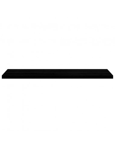 Davanzali 2 pz Marrone Scuro 140x40x2 cm Legno Massello Rovere