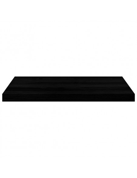 Davanzali 2 pz Marrone Scuro 70x40x2 cm Legno Massello Rovere