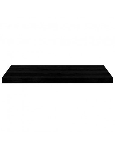 Davanzali 2 pz Marrone Scuro 80x40x2 cm Legno Massello Rovere