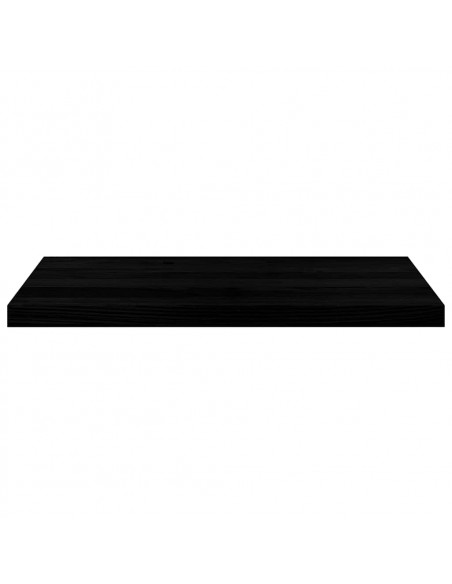 Davanzali 2 pz Marrone Scuro 80x40x2 cm Legno Massello Rovere