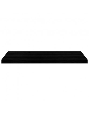 Davanzali 2 pz Marrone Scuro 90x40x2 cm Legno Massello Rovere