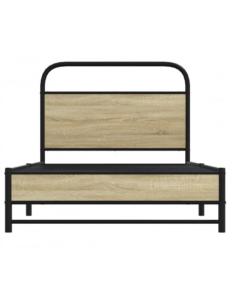 Giroletto senza Materasso Rovere Sonoma 100x190cm in Truciolato