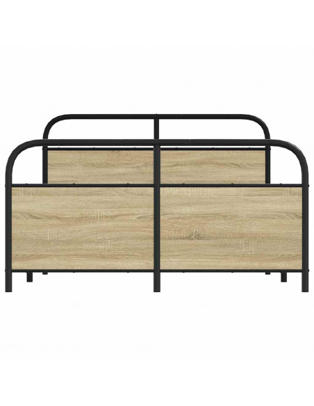 Giroletto senza Materasso Rovere Sonoma 120x190cm in Truciolato