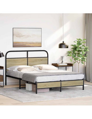 Giroletto senza Materasso Rovere Sonoma 120x190cm in Truciolato