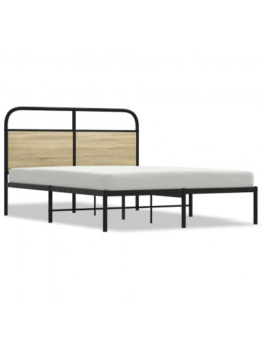 Giroletto senza Materasso Rovere Sonoma 140x190cm in Truciolato