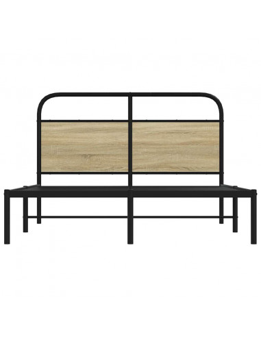 Giroletto senza Materasso Rovere Sonoma 140x190cm in Truciolato