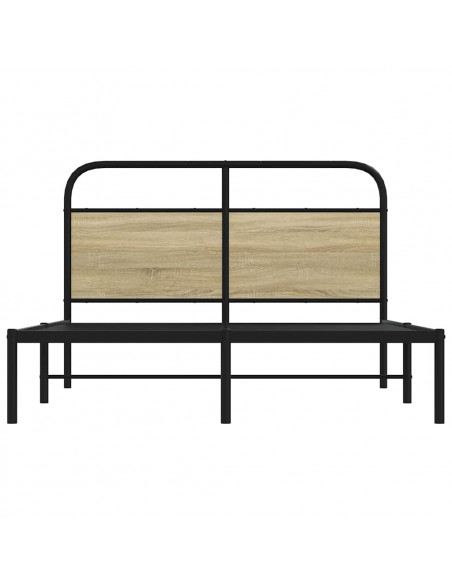 Giroletto senza Materasso Rovere Sonoma 140x190cm in Truciolato
