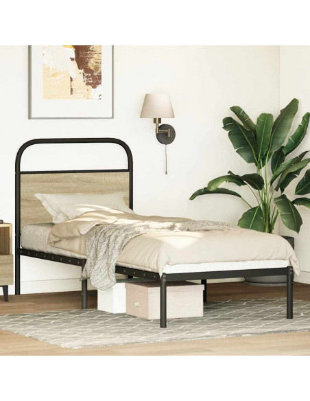 Giroletto senza Materasso Rovere Sonoma 75x190 cm in Truciolato