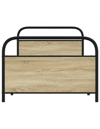 Giroletto senza Materasso Rovere Sonoma 90x190 cm in Truciolato