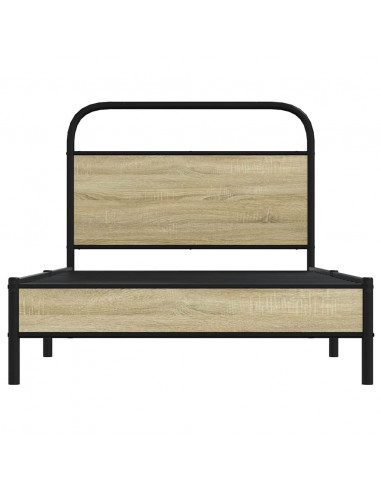 Giroletto senza Materasso Rovere Sonoma 90x190 cm in Truciolato