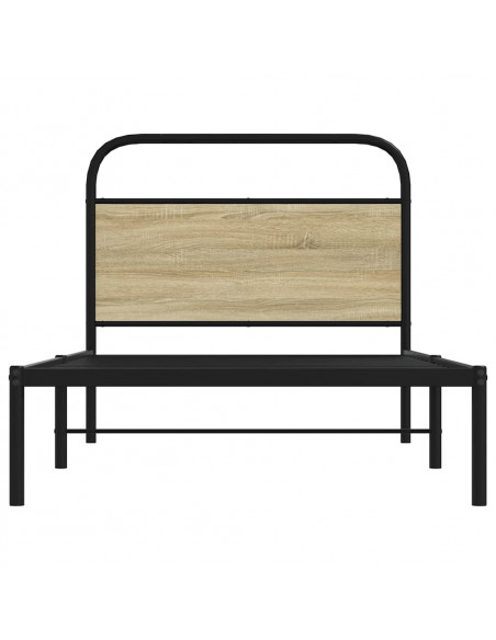 Giroletto senza Materasso Rovere Sonoma 90x200 cm in Truciolato