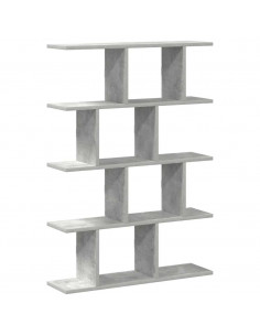 Mensola a Cubo da Muro 12 Scomparti Truciolato Grigio Cemento 2
