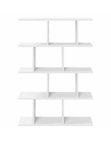 Mensola a Cubo da Parete 12 Scomparti Bianca in Truciolato