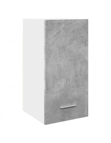 Mobile Pensile Grigio Cemento 30x31x60 cm in Legno Multistrato