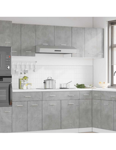 Mobile Pensile Grigio Cemento 30x31x60 cm in Legno Multistrato