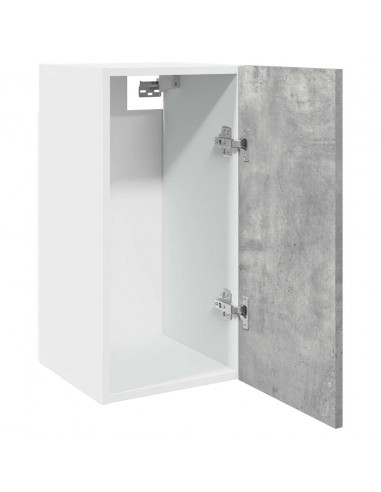 Mobile Pensile Grigio Cemento 30x31x60 cm in Legno Multistrato