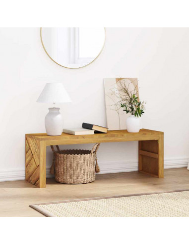 Tavolino da Salotto 110x35x38 cm in Legno Massello di Teak