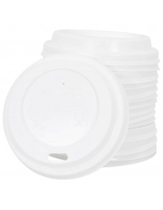 Tazze da Caffè in Carta con Coperchi 1000 pz 4oz 100 ml 2