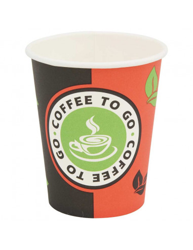 Tazze da Caffè in Carta con Coperchi 1000 pz 8oz 240 ml