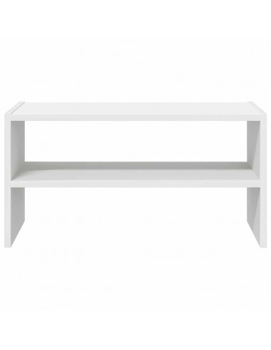 Scarpiera Impilabile Bianca 60x30x30,5 cm