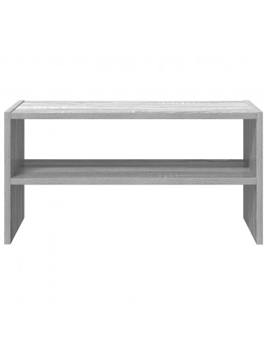 Scarpiera Impilabile Grigio Sonoma 60x30x30,5 cm