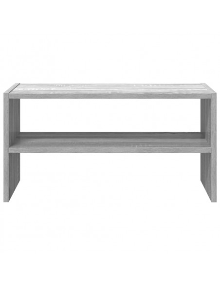 Scarpiera Impilabile Grigio Sonoma 60x30x30,5 cm