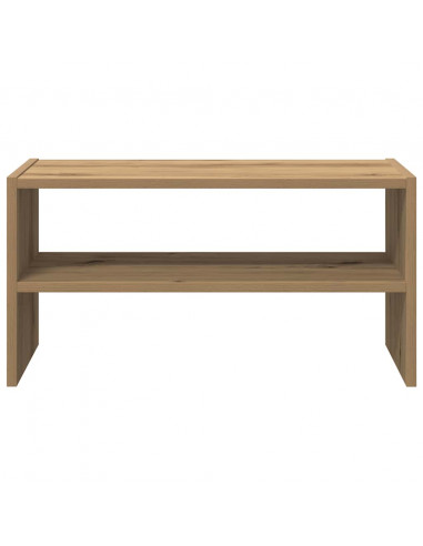 Scarpiera Impilabile Rovere Artigianale 60x30x30,5 cm