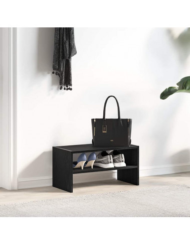 Scarpiera Impilabile Rovere Marrone 60x30x30,5 cm