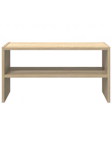 Scarpiera Impilabile Rovere Sonoma 60x30x30,5 cm