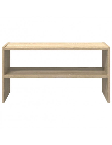 Scarpiera Impilabile Rovere Sonoma 60x30x30,5 cm