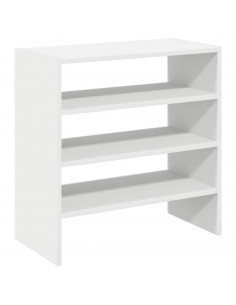 Scarpiere 2 pz Impilabili Bianche 60x30x30,5 cm 2