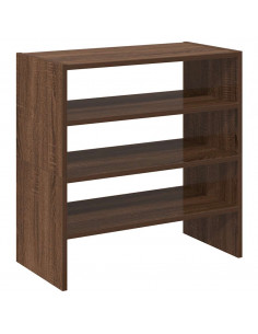 Scarpiere 2 pz Impilabili Rovere Marrone 60x30x30,5 cm 2