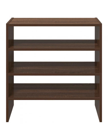 Scarpiere 2 pz Impilabili Rovere Marrone 60x30x30,5 cm