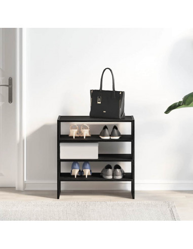 Scarpiere 2 pz Impilabili Rovere Marrone 60x30x30,5 cm